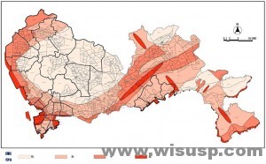深圳市地下空间资源综合质量评估图
