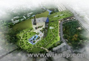 芜湖市光华玻璃厂地块初步建筑方案设计效果图