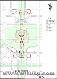 山西科技创新城核心区设计平面示意图