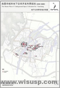 南昌市城市地下公共停车场分布图