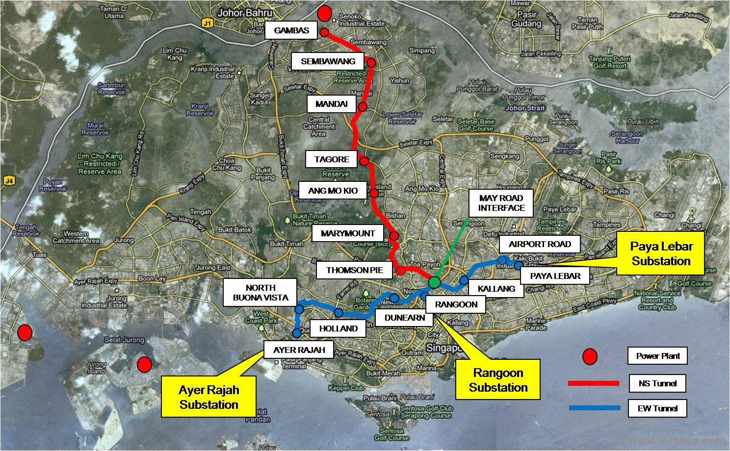 线路走向平面图