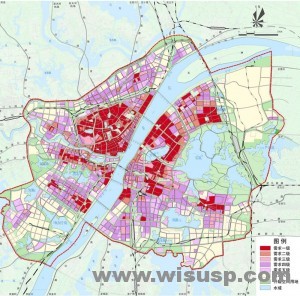 武汉主城区建设强度校正地下空间需求等级图